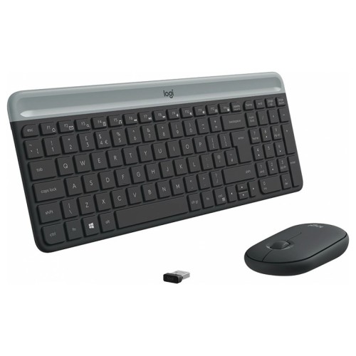 ΠΛΗΚΤΡΟΛΟΓΙΟ + MOUSE ΑΣΥΡΜΑΤΟ LOGITECH MK470 COMBO (920-009204) BLACK